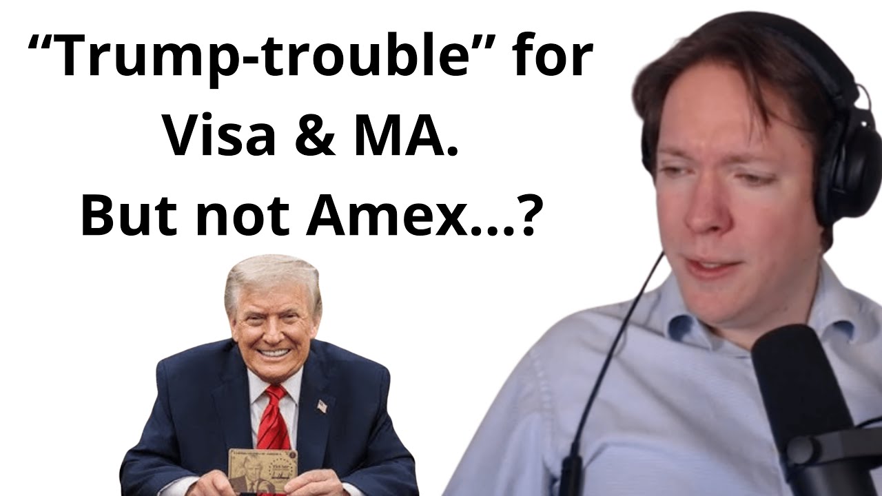 Why is MA and Visa falling today? Is AXP the better stock?