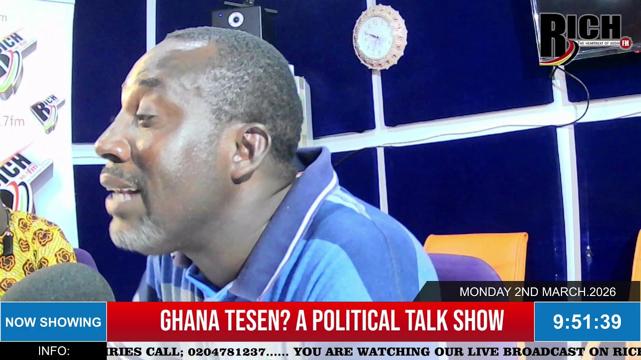 GHANA TE SEN?  02/03/2026 (((((LIVE)))))ON 98.7.