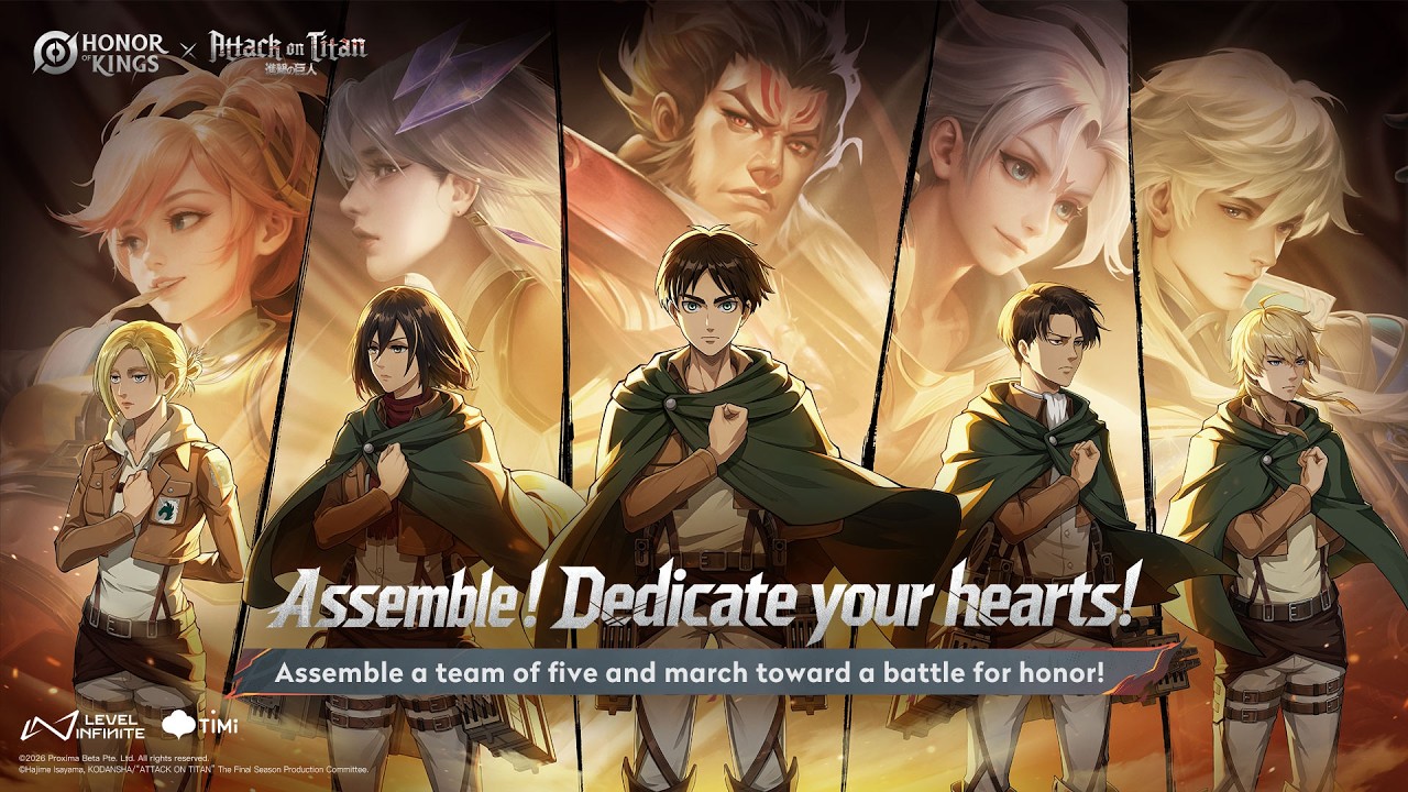 CG | Honor of Kings &times; Attack on Titan