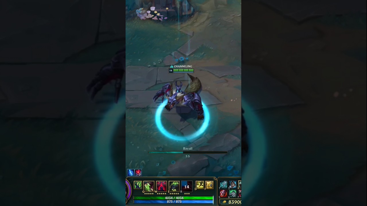 Marauder Warwick Skin Recall ✨ #shorts #leagueoflegends #warwick #skin #recall #lolclips #moba