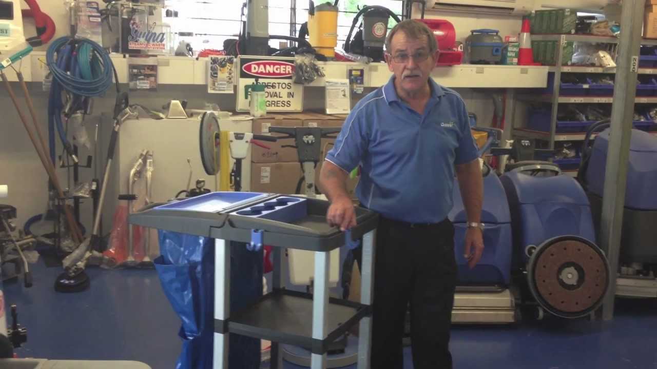 Cleaners Trolley / Janitors Trolley by Oates | www.tensens.com.au