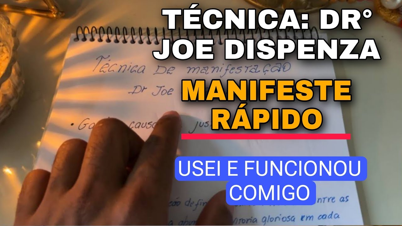 Tecnica de manifestação | Aprenda a manifestar de uma vez por todas | Dr Joe Dispenza