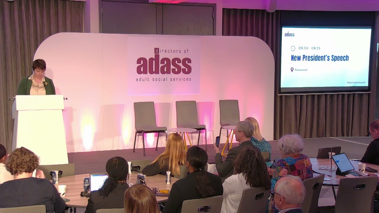 New ADASS President's Speech 2024: Melanie Williams