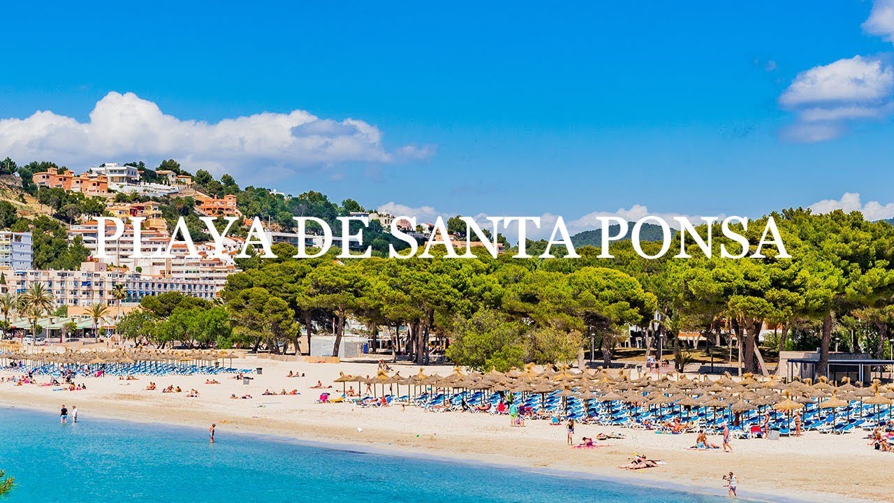 PLAYA DE SANTA PONSA / MALLORCA / SANTA PONSA BEACH 😊🌴🍉🔴🍿