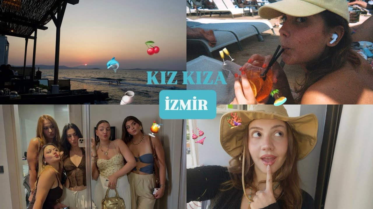 izmir vlog 👙🏝️🥂