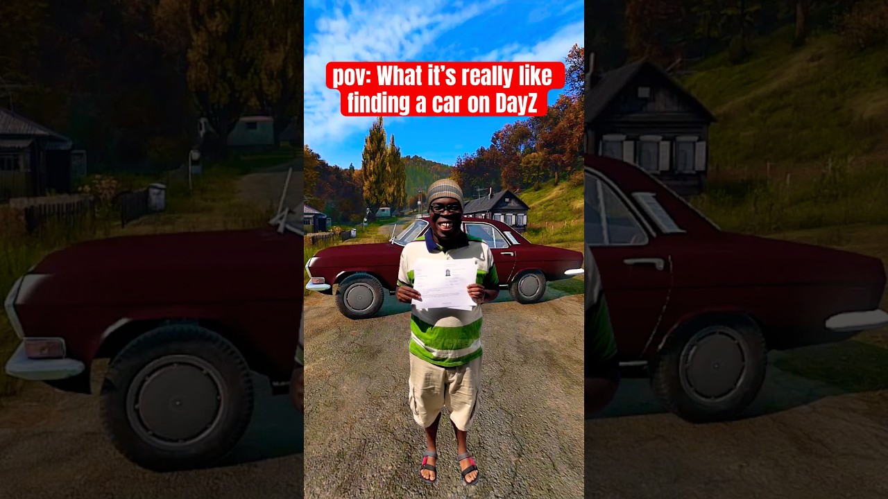 Finding a CAR on DayZ #shorts