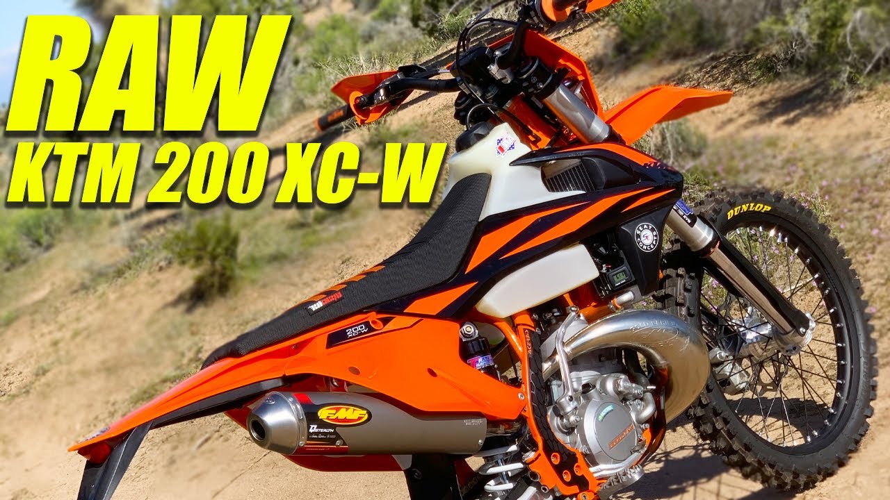 2020 KTM 200 XC-W Two Stroke RAW - Dirt Bike Magazine