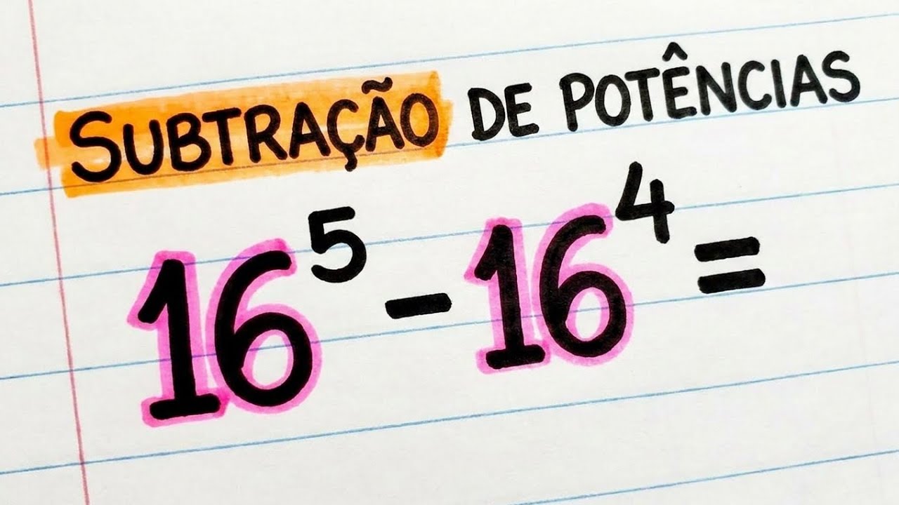 Subtração de Potências de Mesma Base