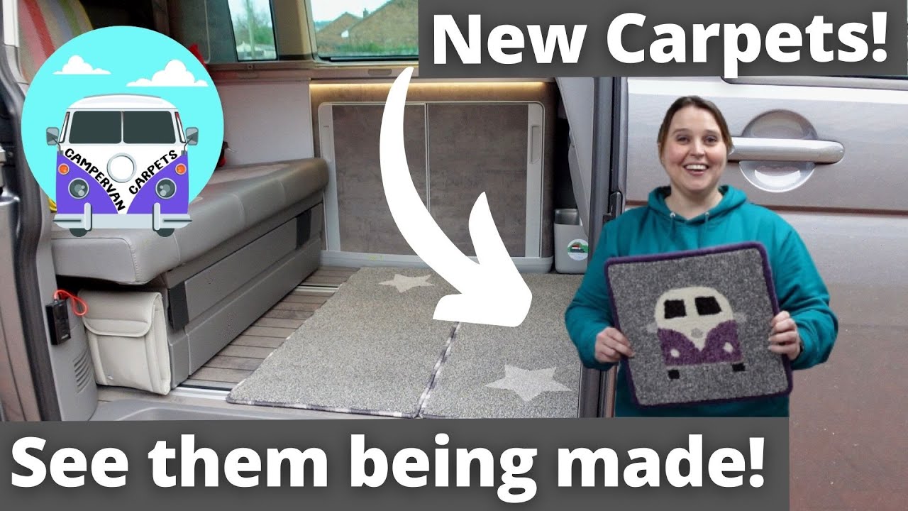 We Collect New Campervan Carpets from campervancarpets.com! See how they're made!