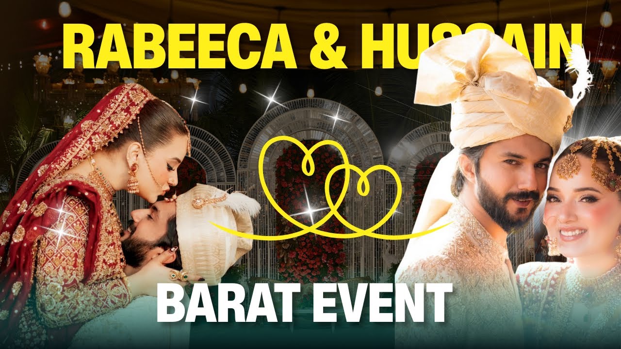 Rabeeca khan wedding with Zarnab Fatima, Iqra Kanwal, Sara khan, Hussain Tareen and jannat Mirza   A