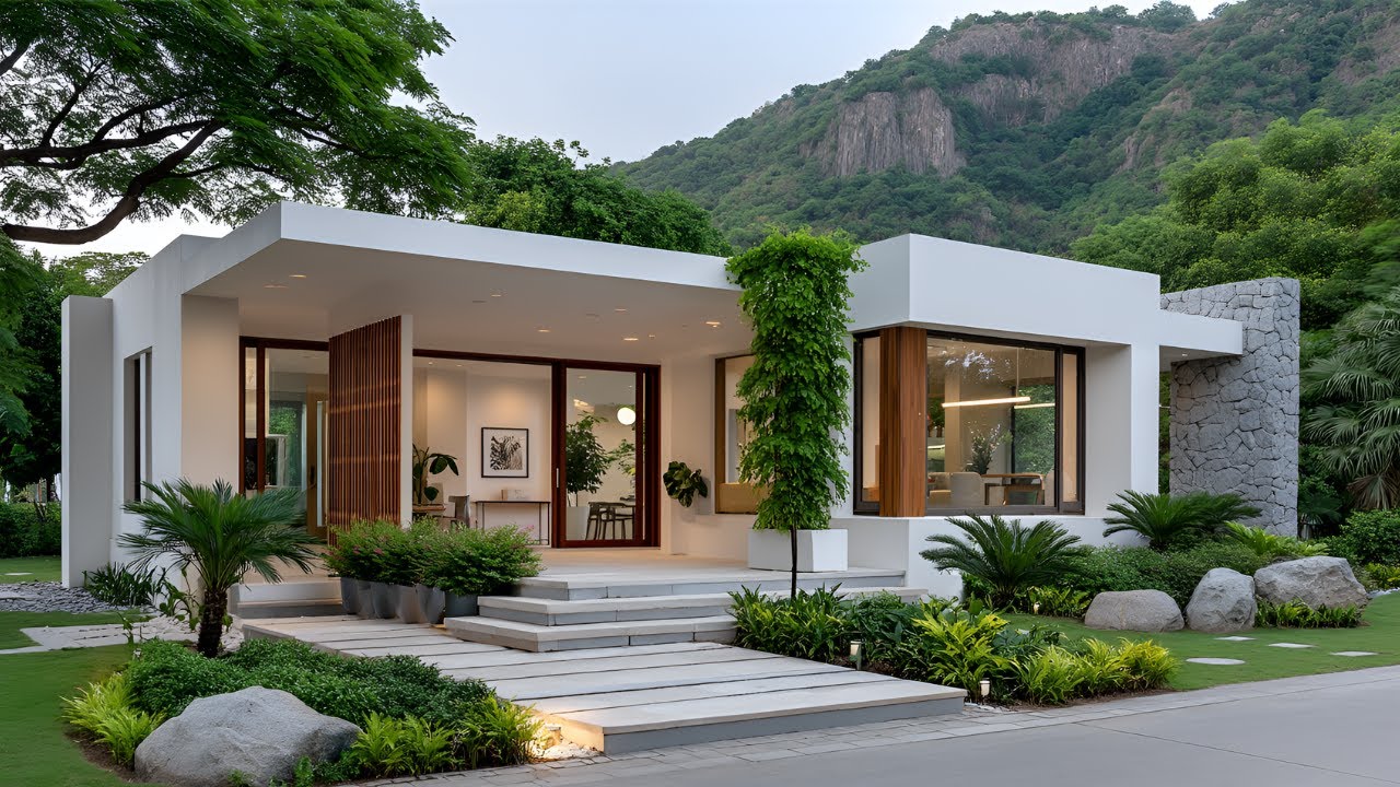Nature Inspired Minimalist Homes | Seamless Indoor Outdoor Architecture