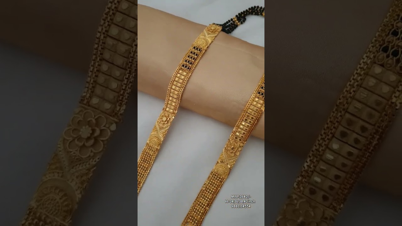 Forming Mangalsutra...MRP.2640/-.H-34,36,38,40inch. call- 9881114554#onegramgold #gold