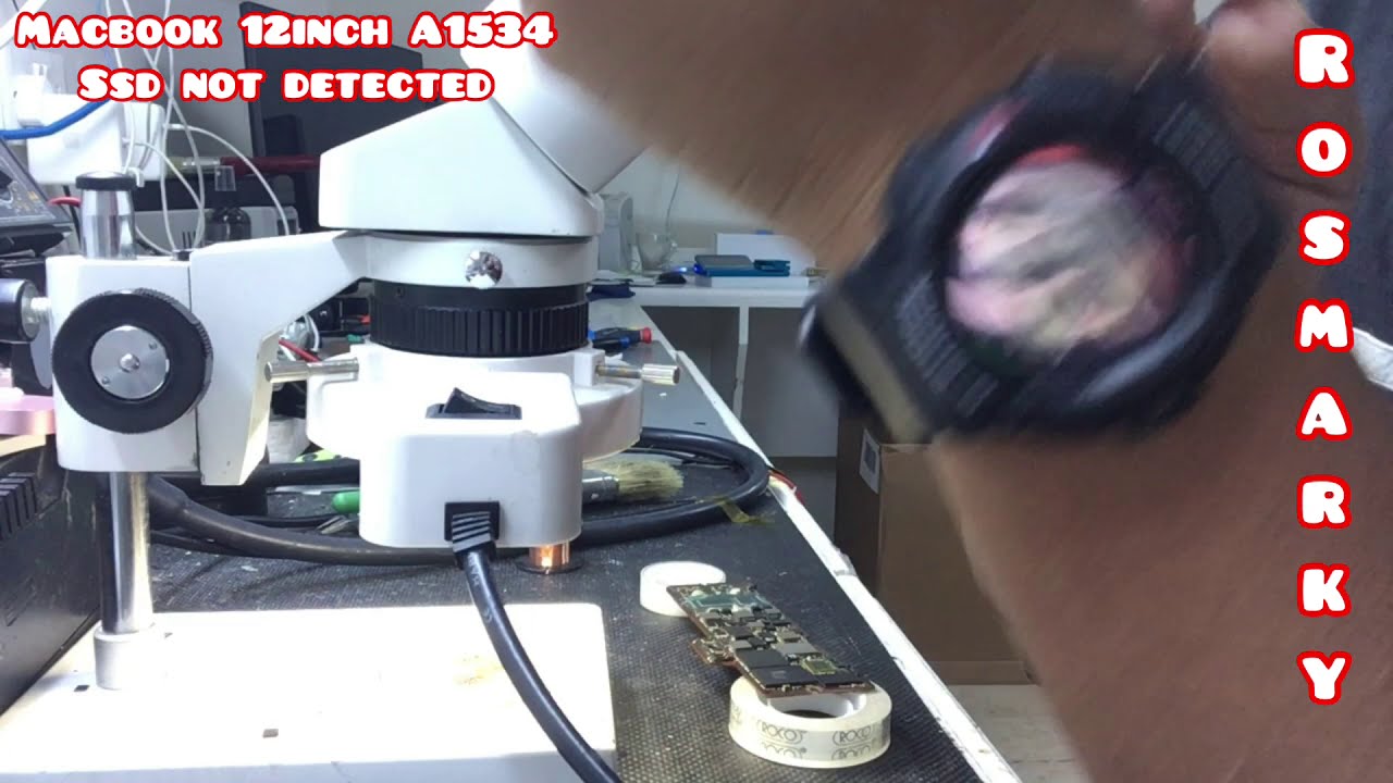How to fix Macbook 12inch A1534 that doesn’t detect SSD.