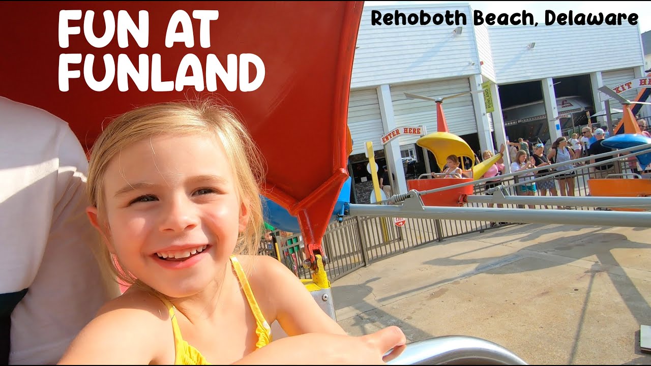Rides, Games, and Fun - Lyla Wins Big At Funland in Rehoboth Beach, Delaware 🎡🎠🎟
