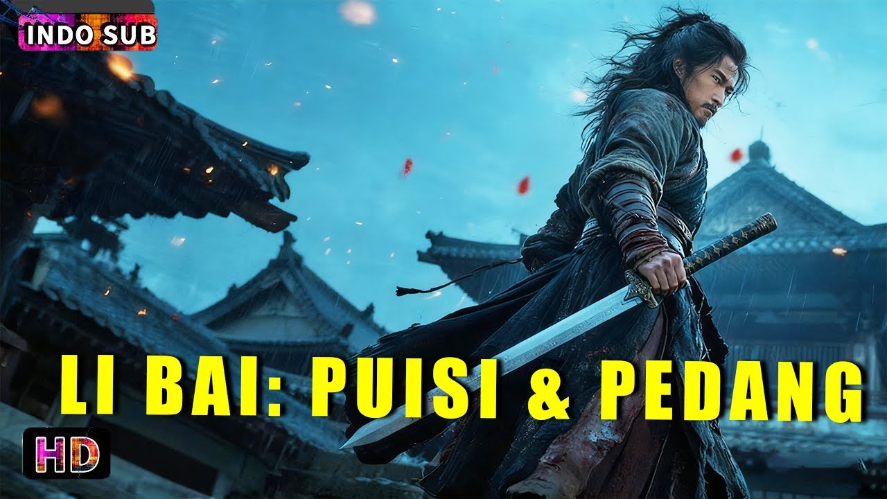 INDO SUB丨LI BAI: PUISI & PEDANG | PENYAIR GENIAL, PEDANG MEMATIKAN  | Aksi / Seni Bela Diri