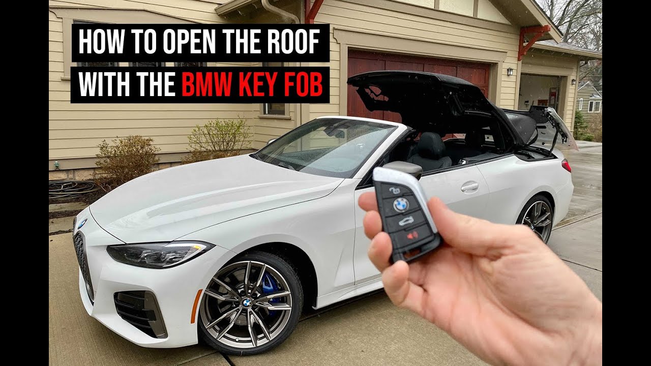 How to Open & Close Your BMW 4 Series Convertible with Just the Key Fob