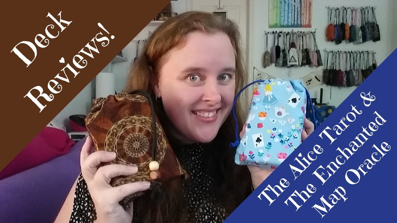 Deck review: The Alice Tarot and The Enchanted Map Oracle