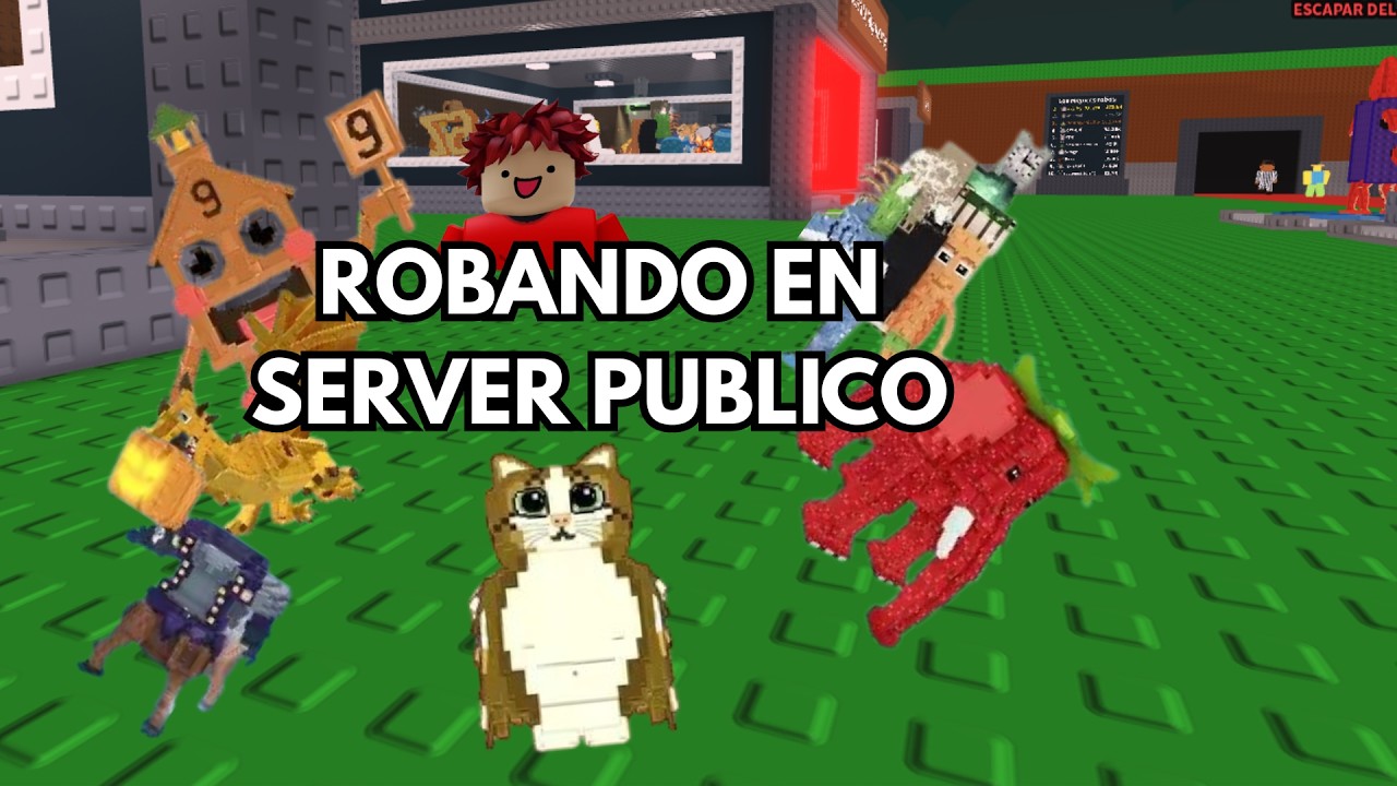 ROBANDO BRAINROTS EN SERVIDOR PUBLICO! steal a brainrot