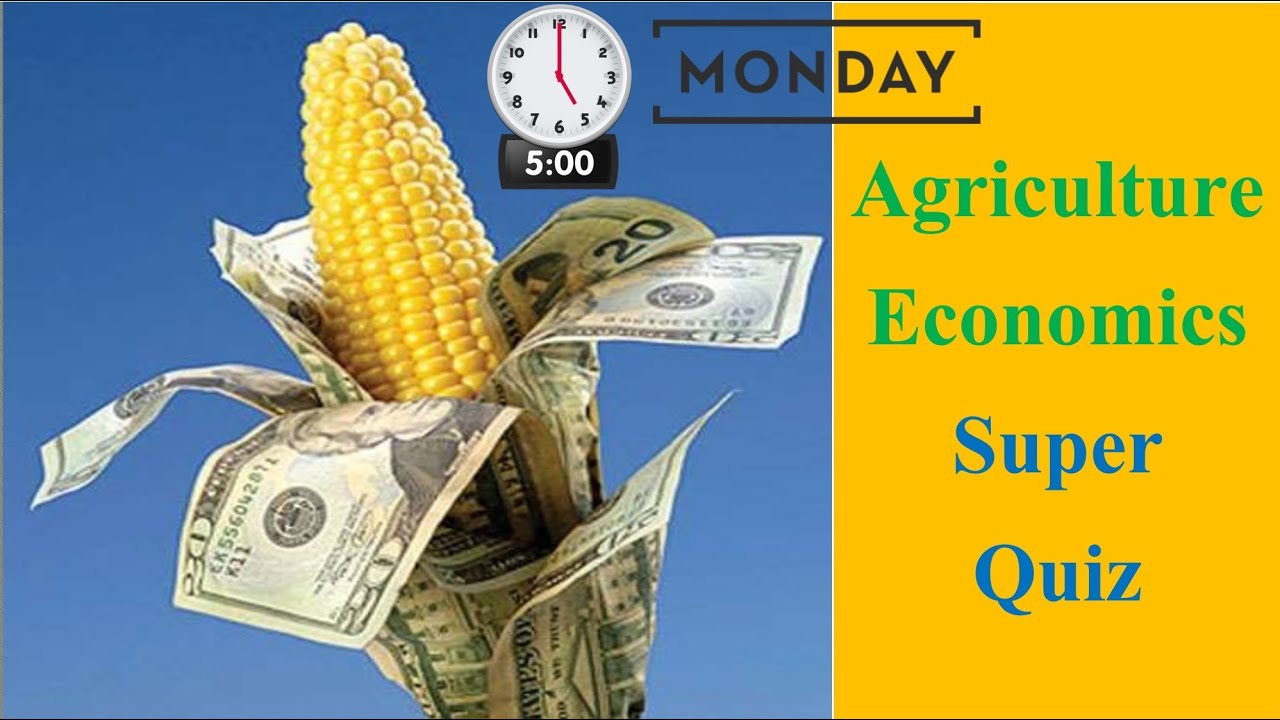Agriculture Economic Super Quiz /कृषि अर्थशास्त्र Super Quiz