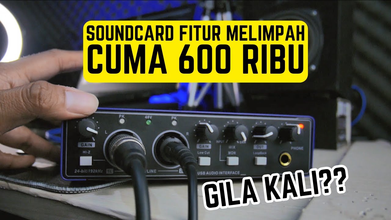 Sound Card Recording Profesional 600 Ribuan Fitur Melimpah  -  Review DS-Orca MK2