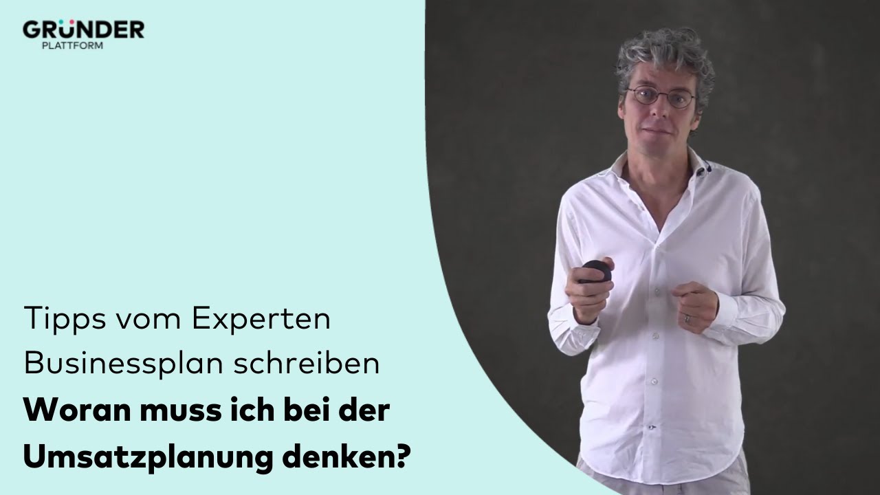 Einfache Umsatzplanung! (Businessplan) - die Gr&uuml;nderplattform