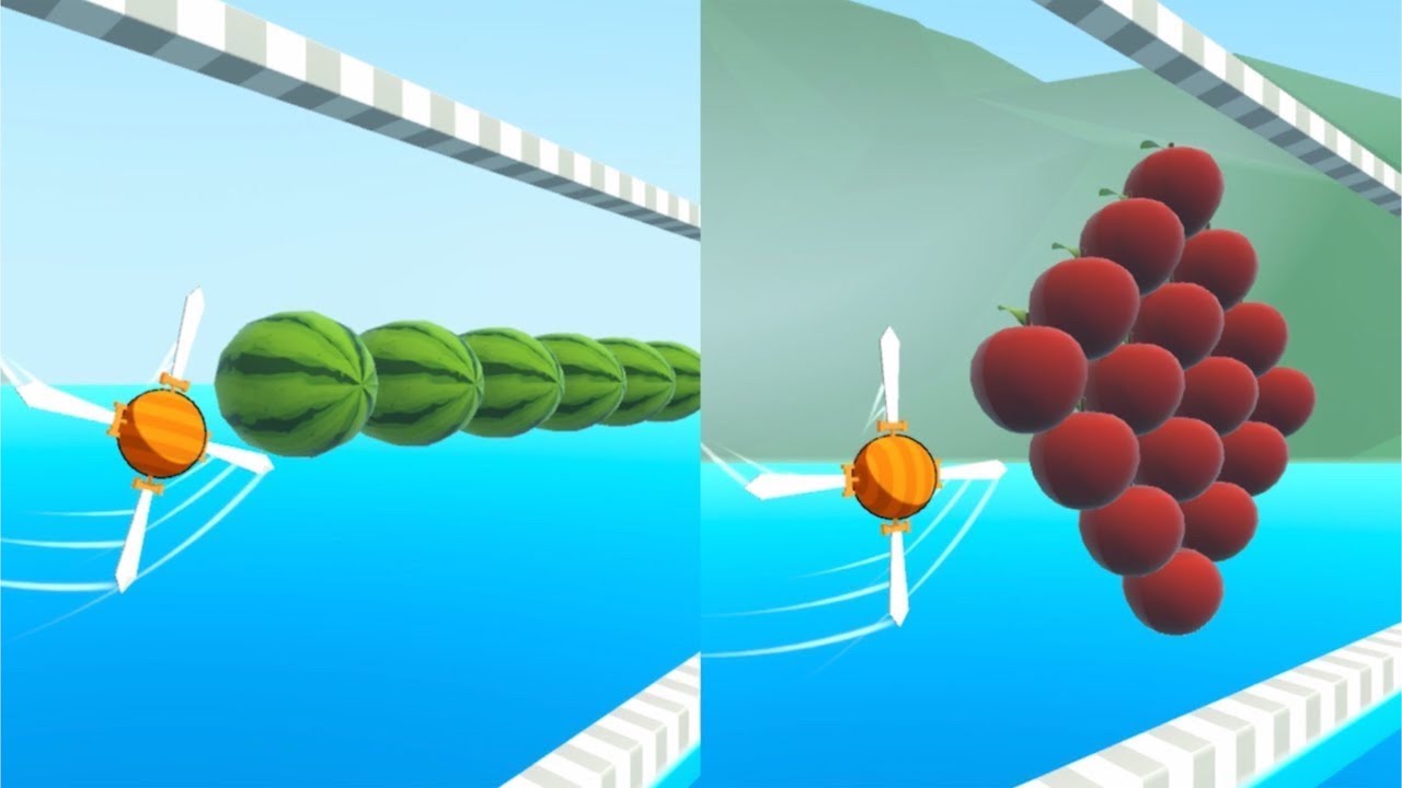 Swing Slice! Very Satisfying And Relaxing ASMR Slicing Game
