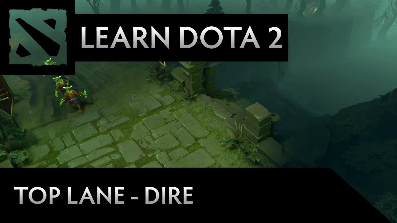 Learn Dota 2 - Top Lane (Dire)