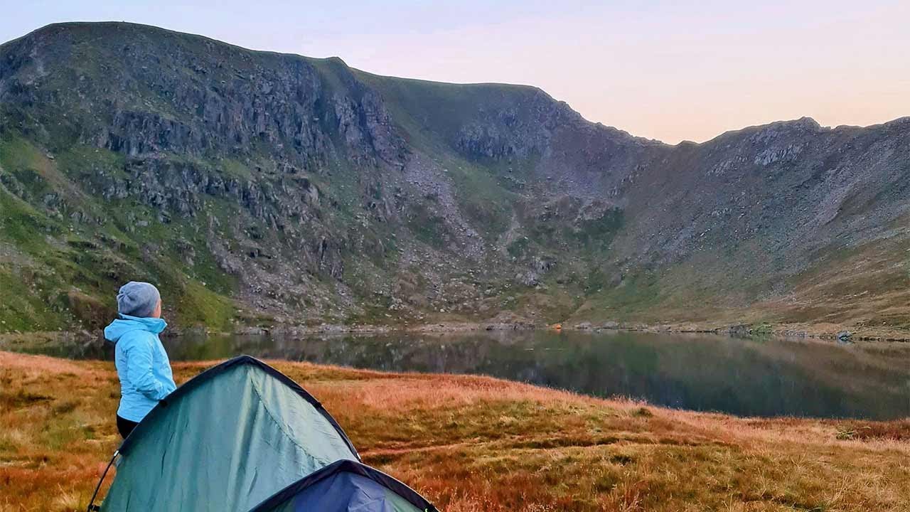 Wild Camping Red Tarn, Helvellyn - The Lake District