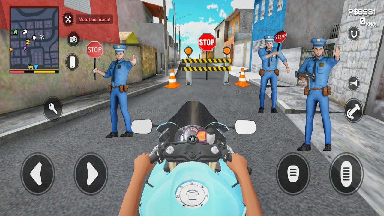 CERCO POLICIAL NA MADRUGADA! CONSEGUI QUEBRAR O BLOQUEIO? 🚨🌙 | ELITE MOTOS 2 🚀