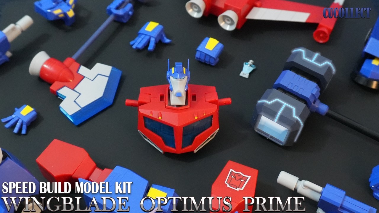 Wingblade Optimus Prime (Animated) Flame Toys ASMR Speed Build Model Kit | Transformers