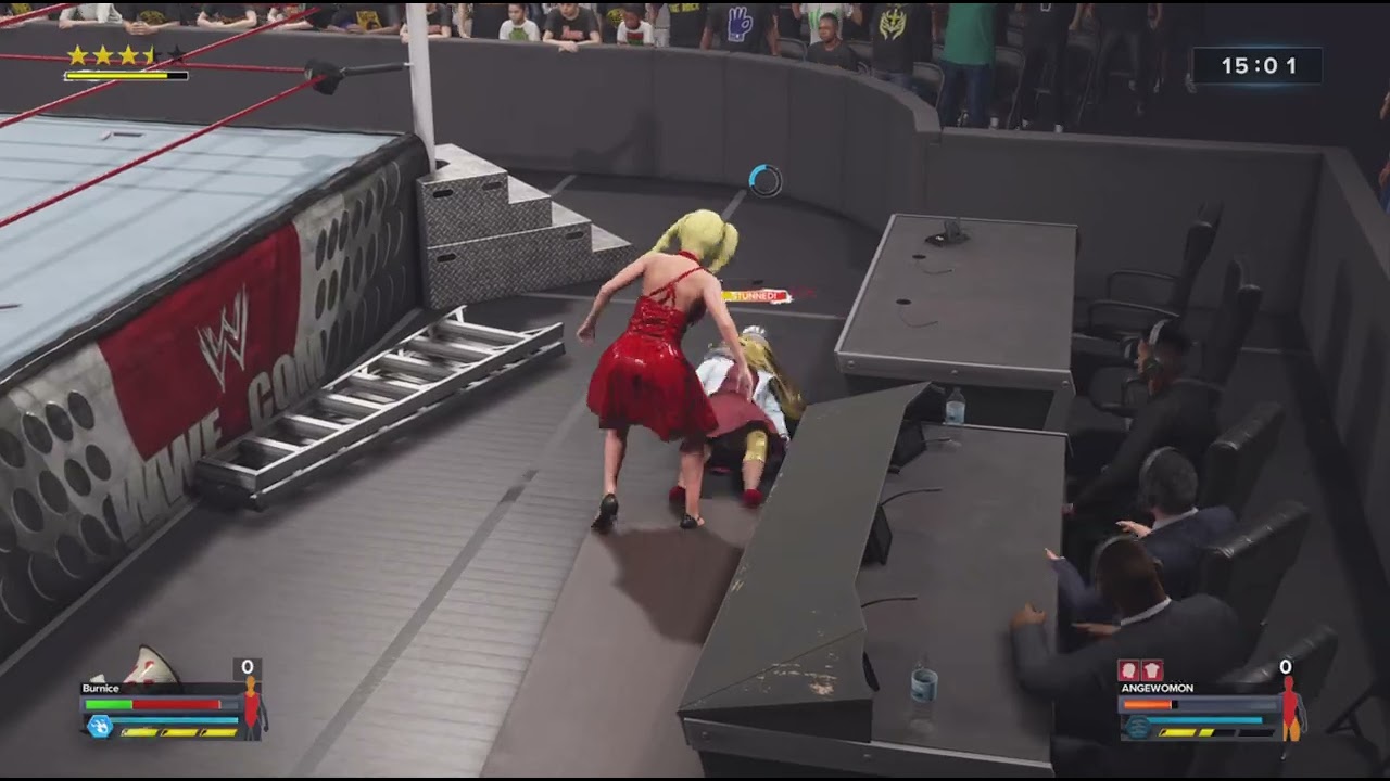 WWE 2K24 Burnice White vs Angewomon DOA Rules Match