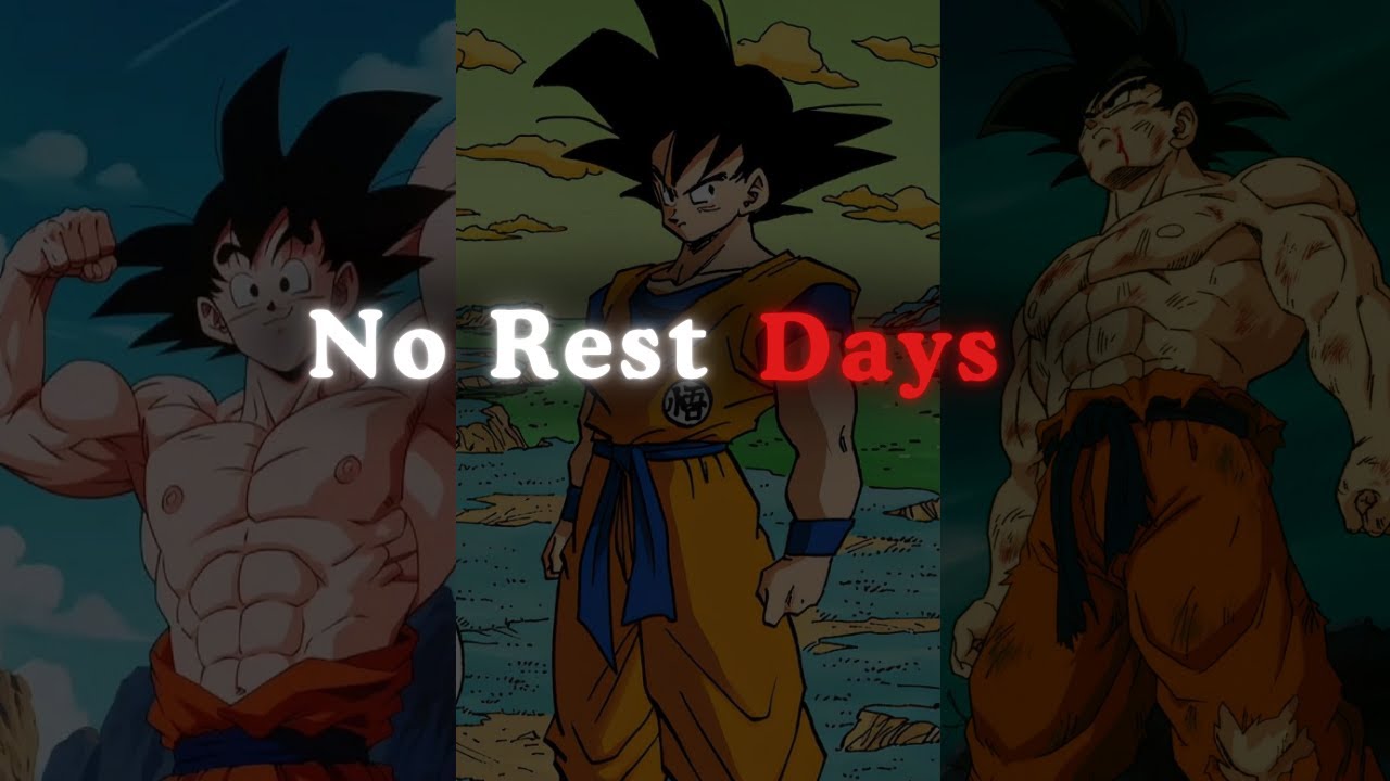 No Rest Days - Goku Motivational Speech | Anime Motivation