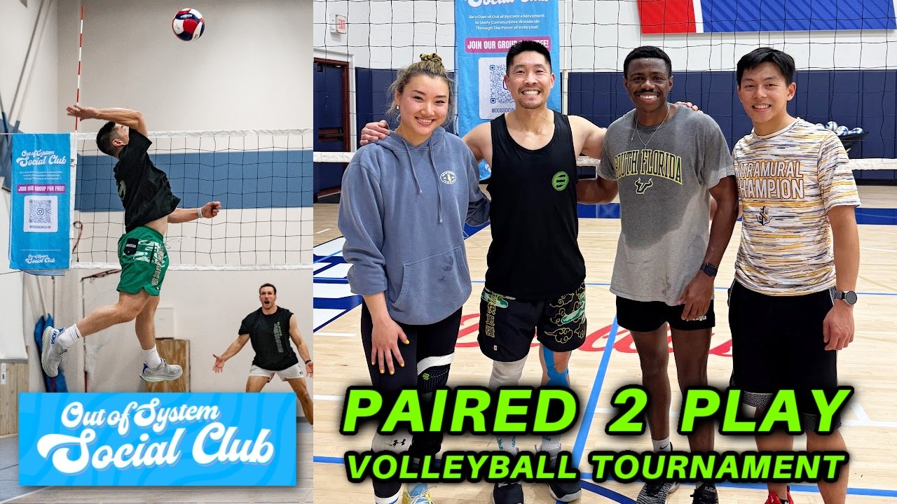Crazy Fun Coed Volleyball Tournament by OUT OF SYSTEM | Paired 2 Play