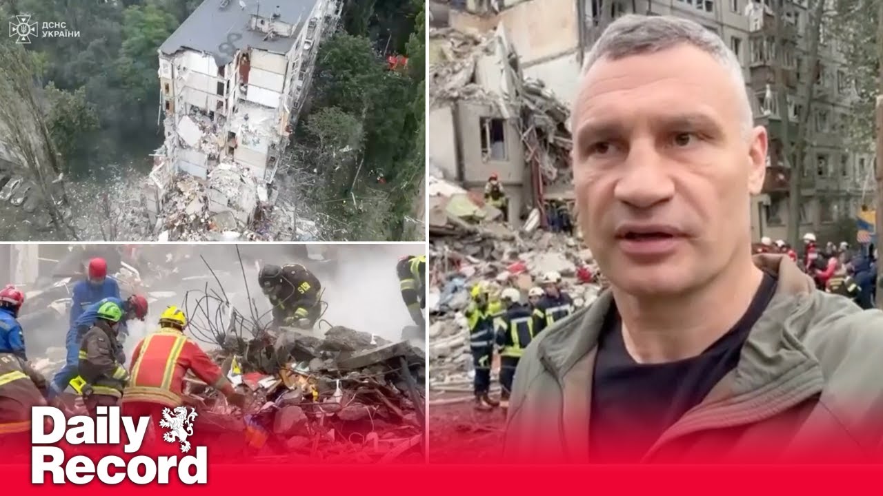 Former boxer Vitali Klitschko condemns attacks as Russia hits Kyiv with missiles and drones