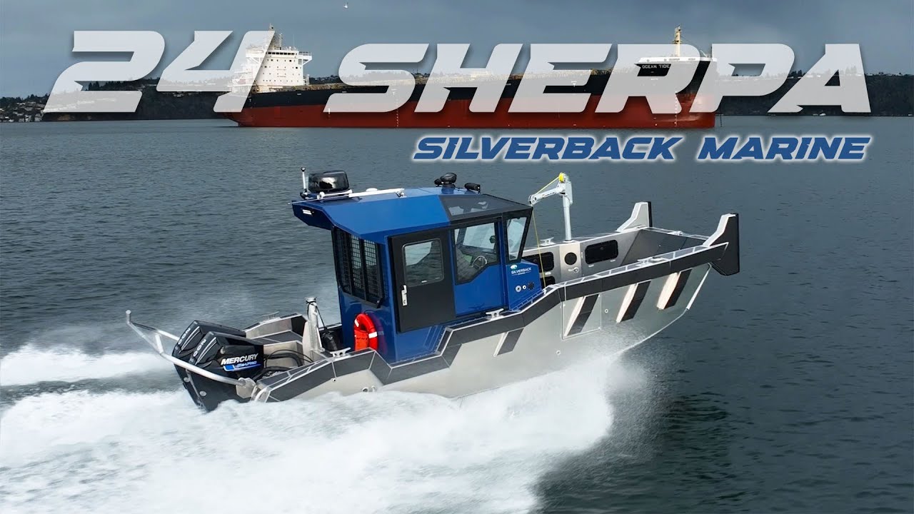 24 Sherpa Landing Craft with 200 HP Mercury Sea Pro Outboards
