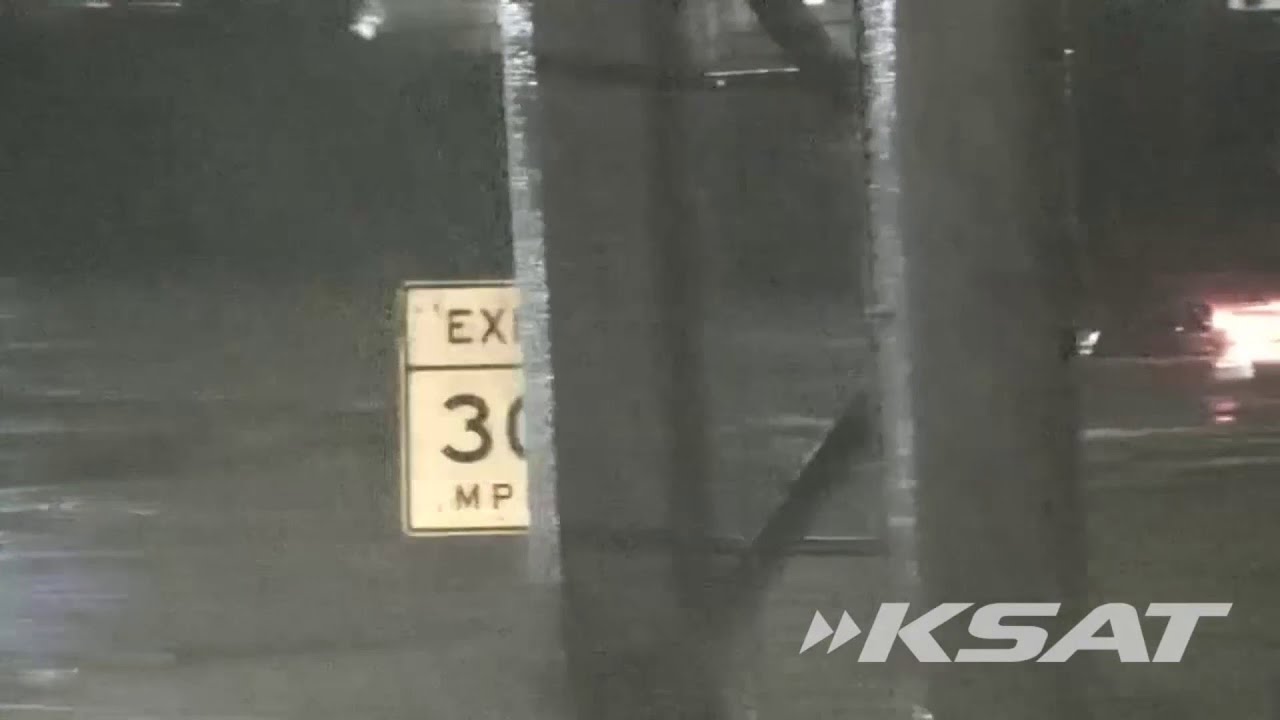 WATCH: KSAT's vehicle camera footage of June 12 flood from Loop 410 near Perrin Beitel