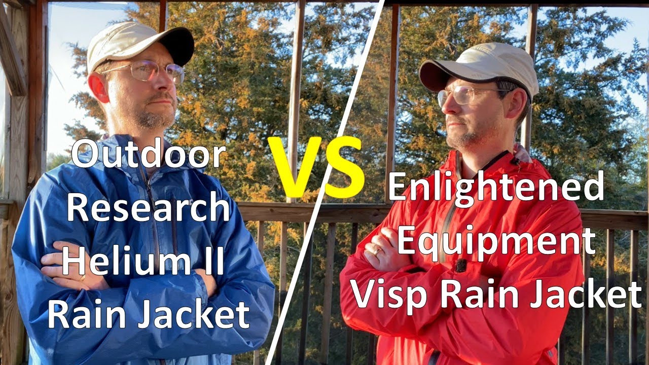 Gear Review: Enlightened Equipment Visp Rain Jacket Versus Outdoor Research Helium II Rain Jacket