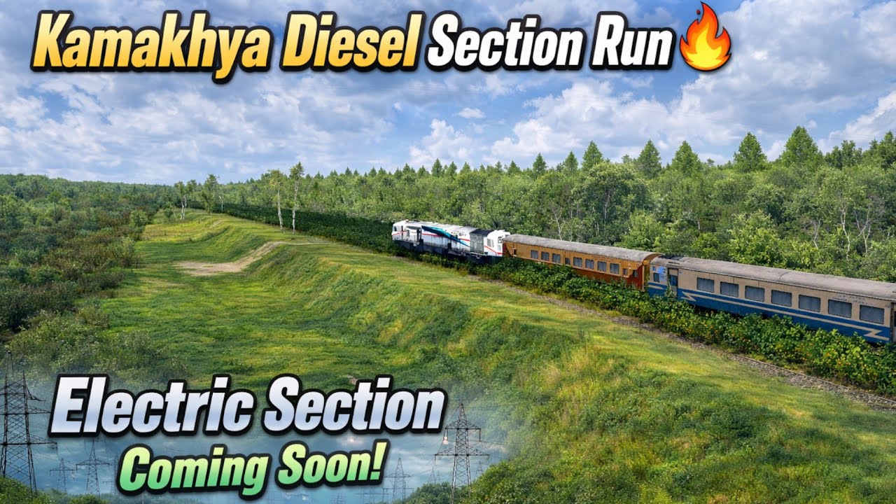 05637 Naharlagun Special Train | Kamakhya Diesel Section Run 🚆🔥 Electric Section Coming Soon!