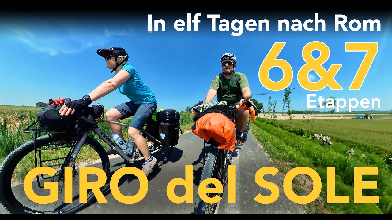 Radreise Rom Eurovelo 7 🚲  🚴‍♂️  nach Rom 04 Gravel Bike Bologna Florenz