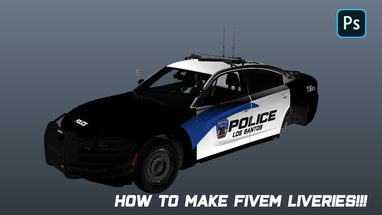 How to make *CUSTOM* liveries for FiveM | Photoshop |