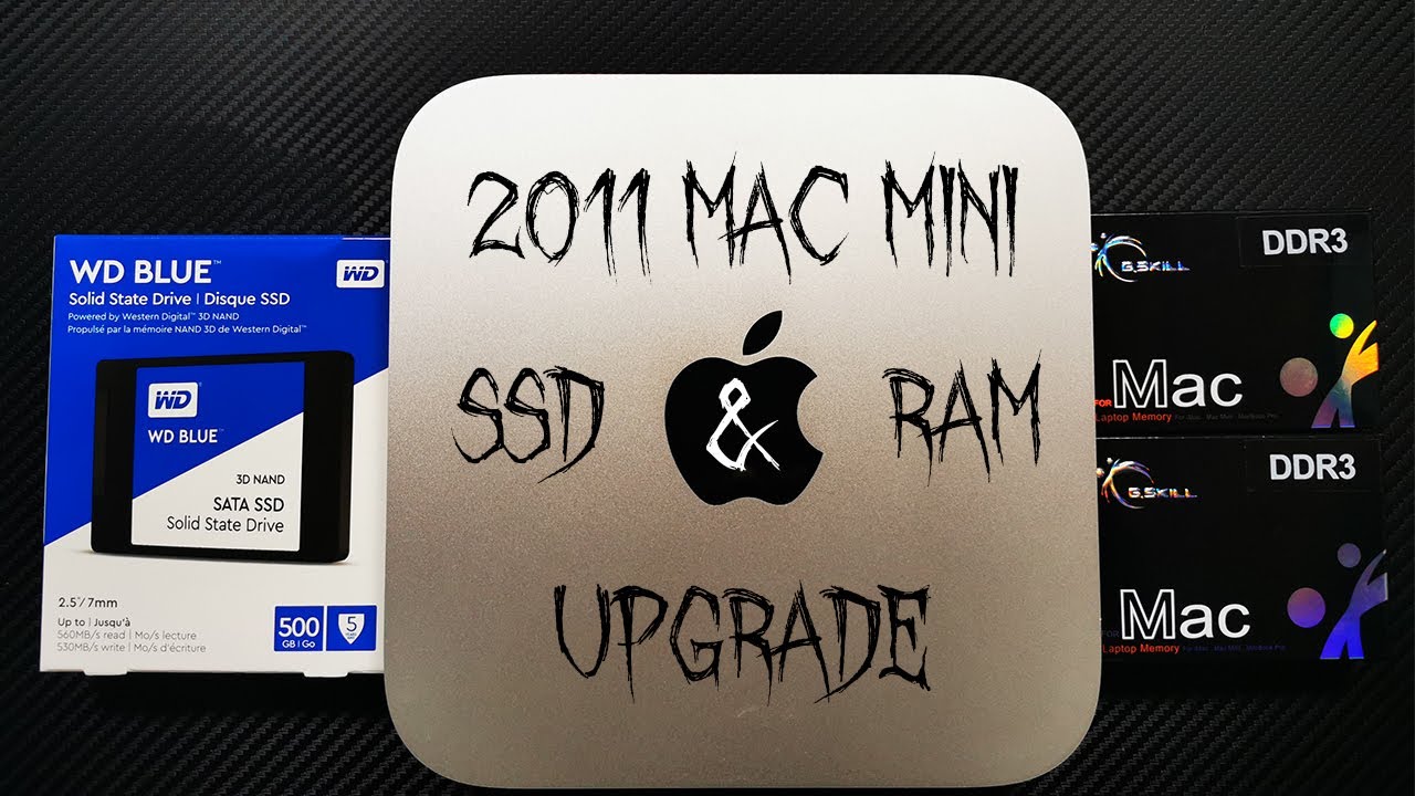 2011 Mac Mini SSD & RAM Upgrade