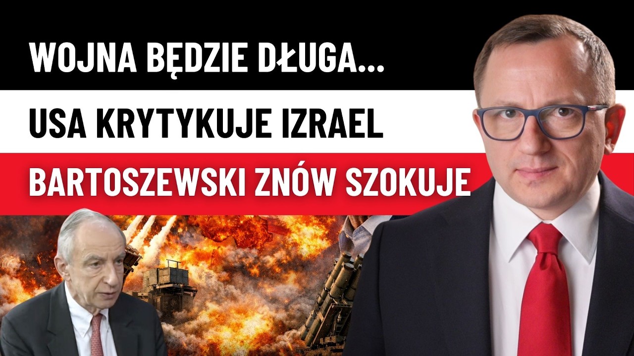 Bartoszewski Broni Izraela, Hegseth Zapowiada Długą Wojnę, Iran Dementuje Ataki!