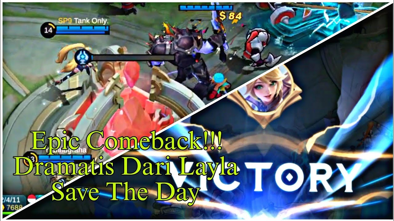 Layla Gue Nge-Carry DiMatch Ini -Mobile Legends-