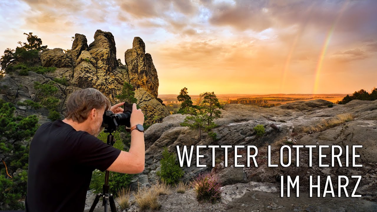 Wetter Lotterie im Harz  ☁︎  Fotos zum Sonnenuntergang   ☁︎   Hamburger Wappen