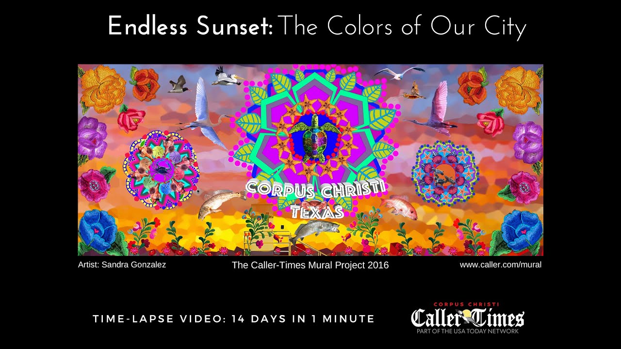 The Caller-Times Mural Time-Lapse - 