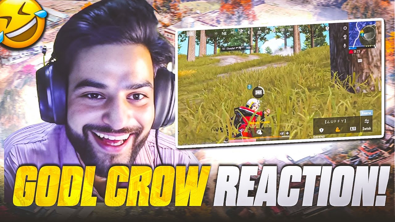 ⁠​⁠@Crowbgmi Reaction on Luffy igL 🤣❤️