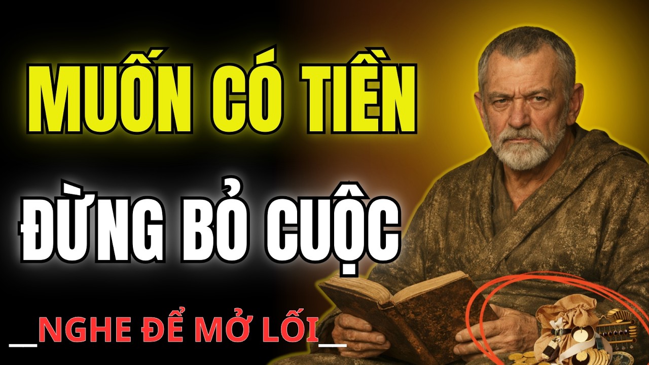CỔ NHÂN DẠY – Muốn Có Tiền Đừng Bao Giờ Bỏ Cuộc, Kiên Trì Mới Chạm Được Thành Công | Triết Lý Sống