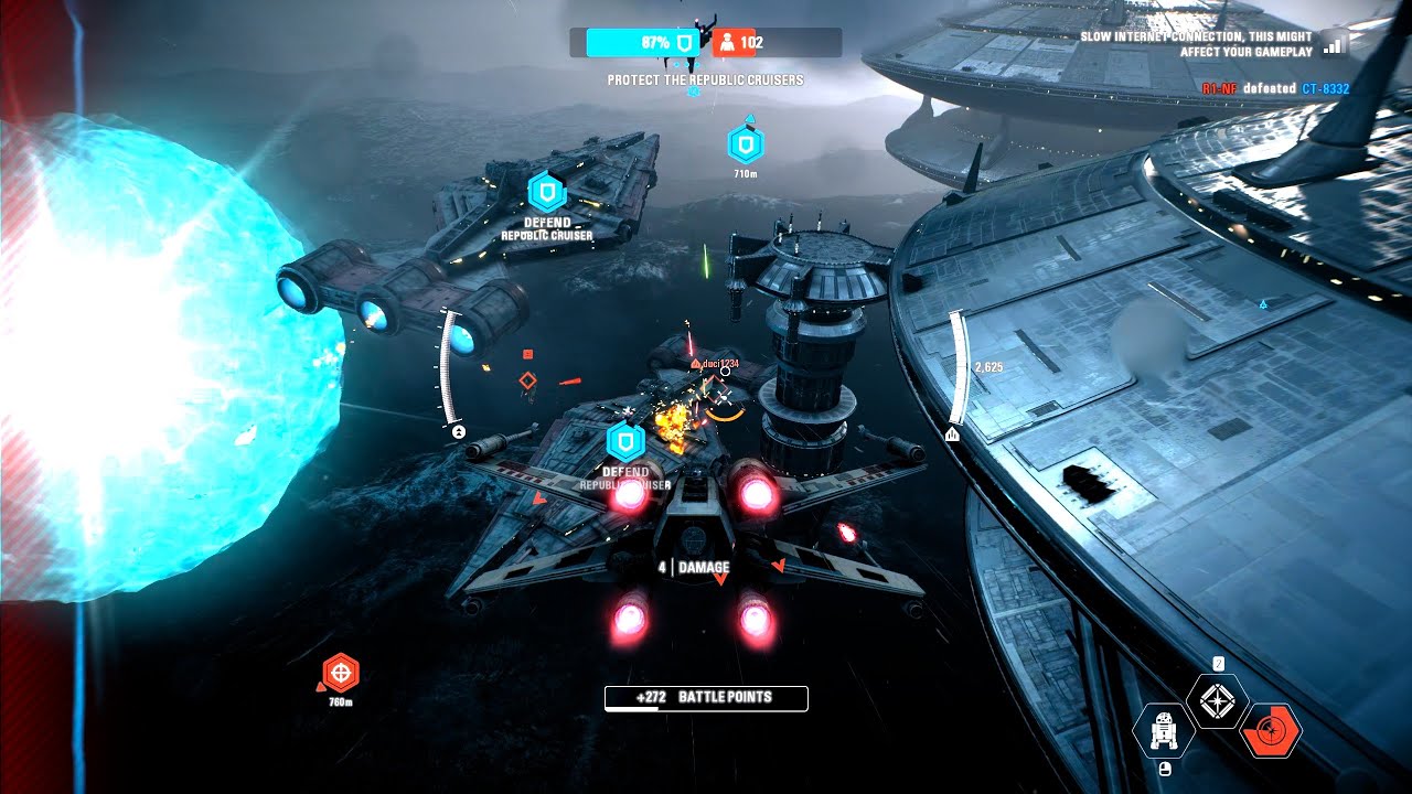 Starfighter Assault Gameplay - Kamino (Republic) Star Wars Battlefront II