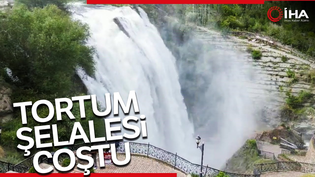 Erzurum Tortum Şelalesi Taştı