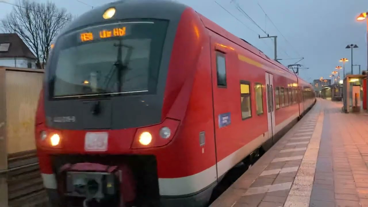 Depart Sound BR 440 Alstom Coradia Continental In Augsburg Haunstetterstra&szlig;e
